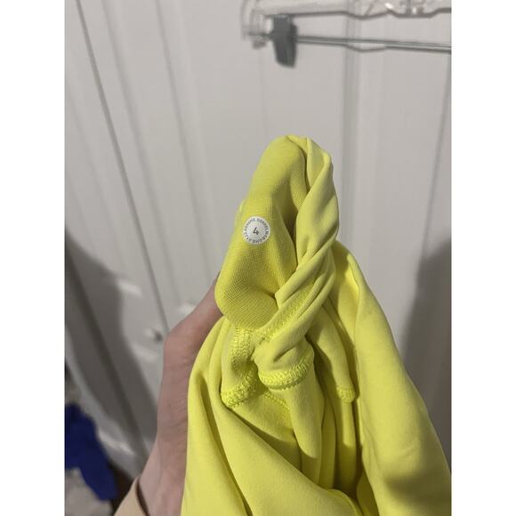 Lululemon Align High Rise Crop 21" Electric Lemon Size 4 - Picture 6 of 6